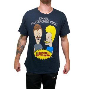 Vintage 90s Themed Beavis and Butthead Graphic Tee